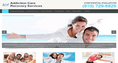 Desktop Screenshot of addictioncarerecovery.com