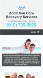 Mobile Screenshot of addictioncarerecovery.com