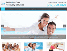 Tablet Screenshot of addictioncarerecovery.com